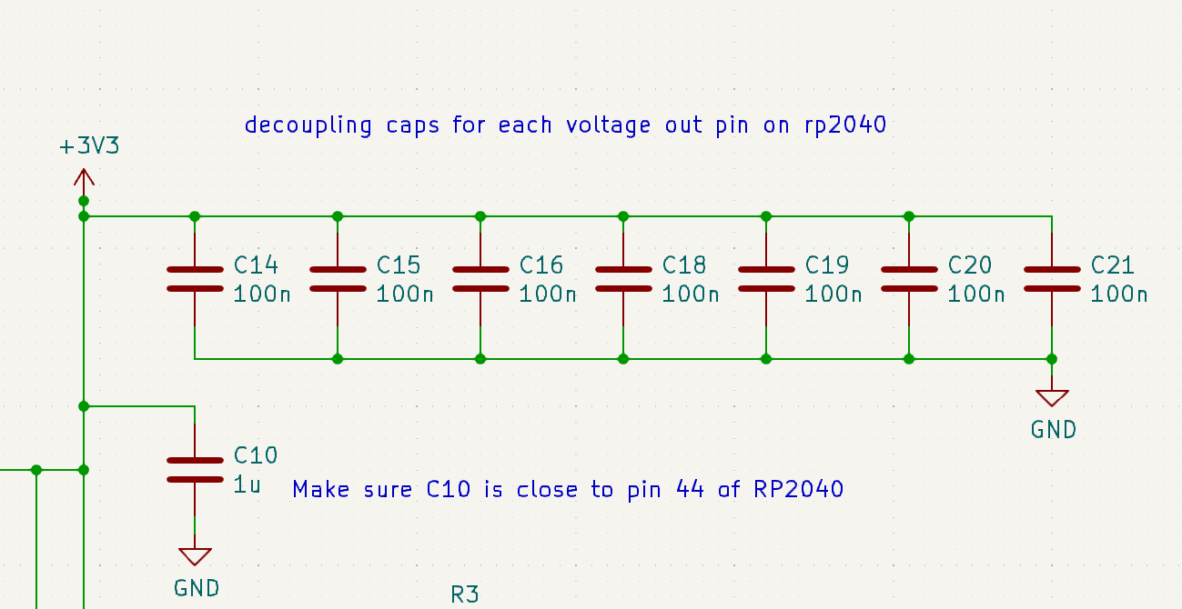 (image of decoupling caps in schematic)