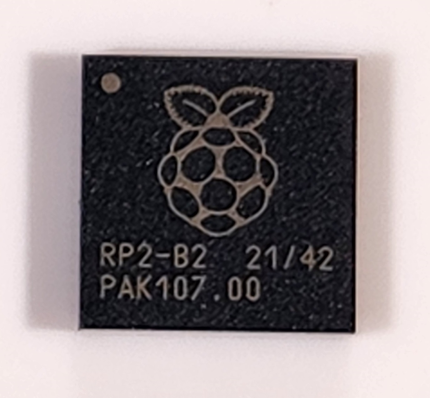 a zoomed in image of the RP2040 processor